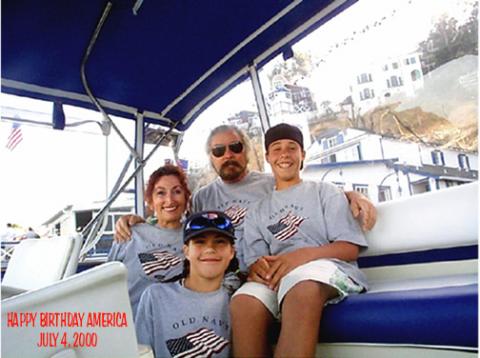 WITH GRANDKIDS ATCATALINA iSLAND