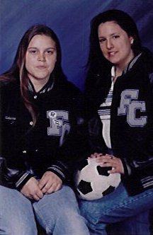 Becky Hugins and Carolyn Bunch Senior Yr