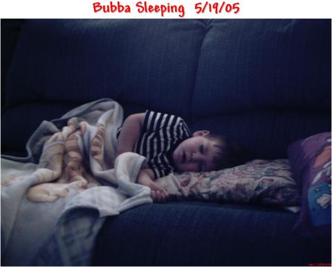 bubba sleeping (family)