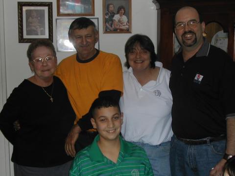 Ray,Doreen, Tina, Nick and Little Nick