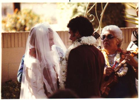 Wedding Day Nov 4 1978 w Grndma Ching