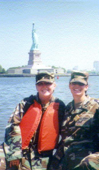Sandi  and battle buddie Henry ! NYC 1999