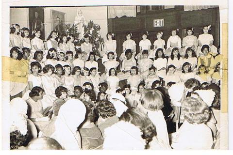 Mother Beata's choir, march '64