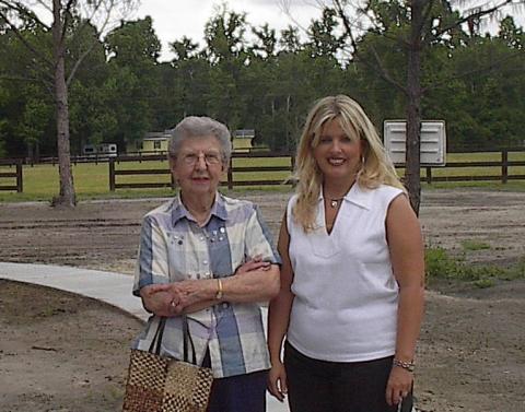 Tracie and Grammie Fraser