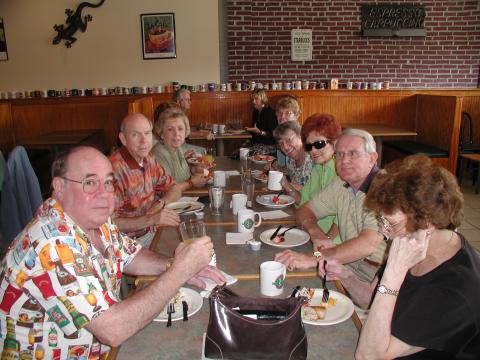 Breakfast at the Corner Coffee House - 55th Reunion