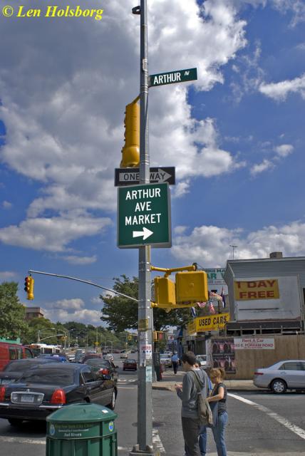 corner of Fordham Rd and Arthur Ave