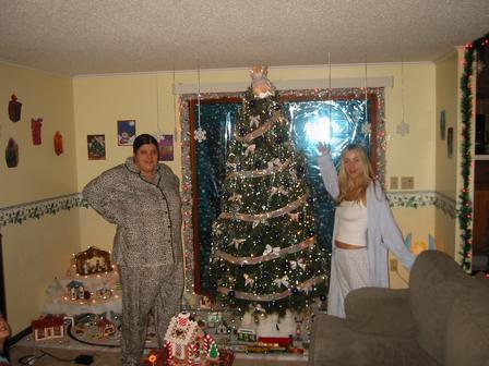 Me & nicole christmas 2002 in NYC