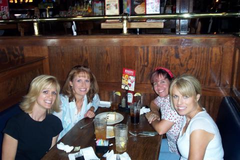 before reunion-Shelley, Pam, Laurel, & Barbie