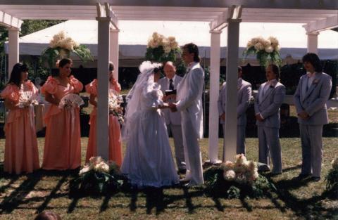 Our wedding 1989
