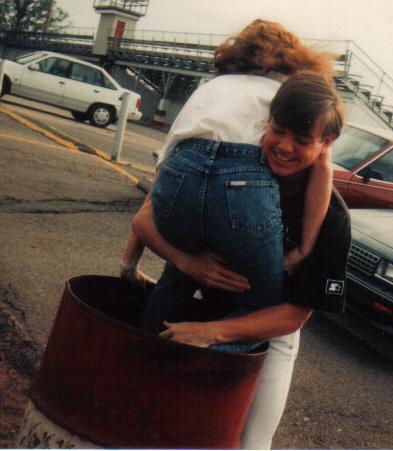 amy vs. trash can