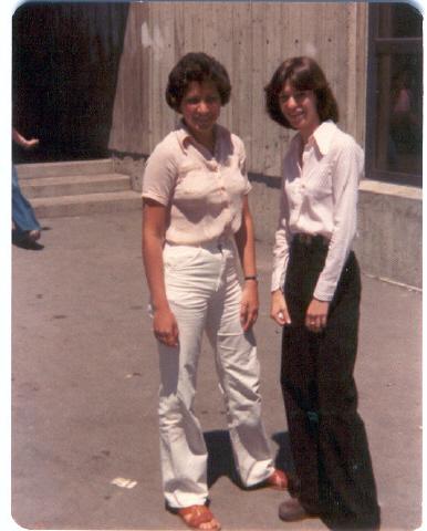 Dina and Sylvia 1977