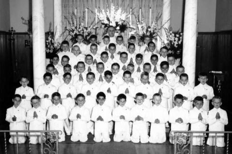 1956 Boys' First Communion