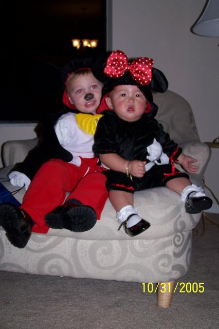 My niece and son Halloween 2005!!!