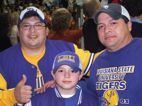 Eddie, Fabian and Dean @LSU vs UT