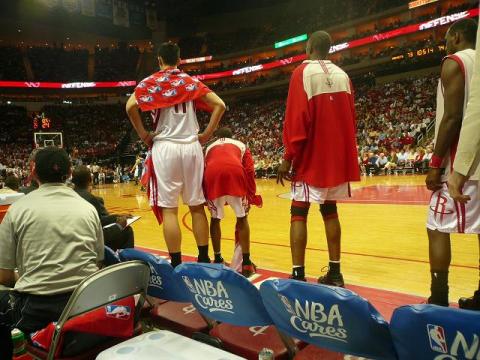 View from courtside