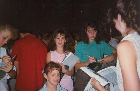 End of school at CVJH 1987 #17