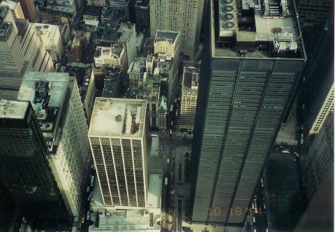 Looking down from WTC