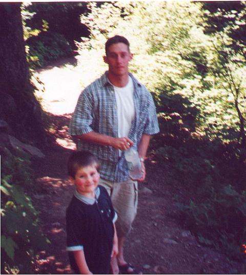 son & grandson @ Mt. Hood, Wash.