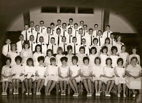 Eighth grade graduation 1966