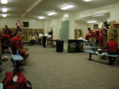 Metrostars lockeroom