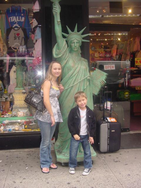 My kids In New York 2006