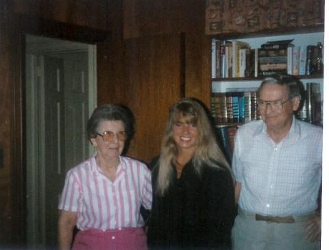 Tracie with Grammie and Grampie