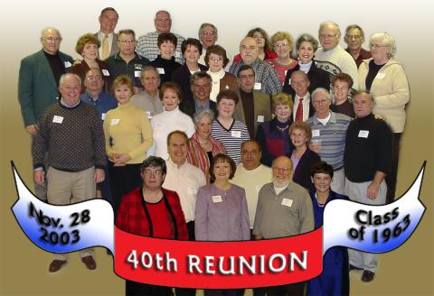 Notre Dame High School Class of 1963 Reunion - 2003 Reunion
