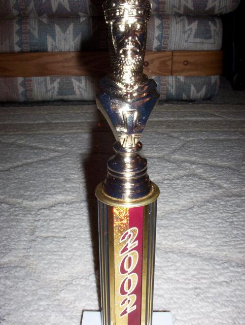 Todd's chess trophy