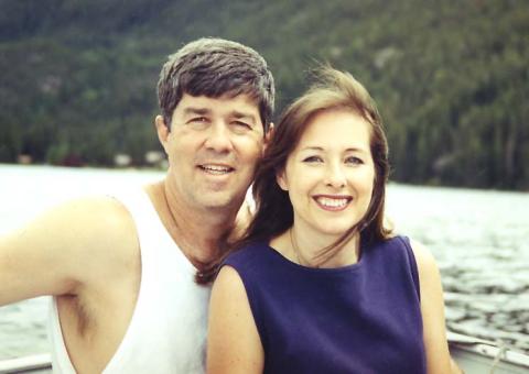 Preston and Sandie on Lake, Jun03