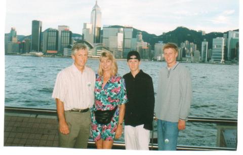 Rick & Heather , Jeff & Eric in Hong Kong