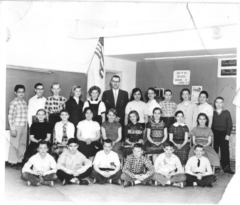 66th st school grd 6 1956-57