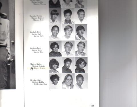 Jefferson Junior High School Class of 1968 Reunion - HELENE MAYER Class of 1971