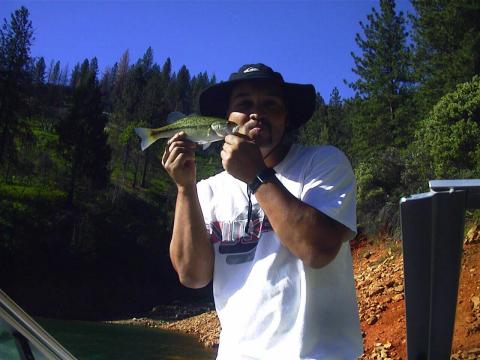 Big fish on Shasta Lake