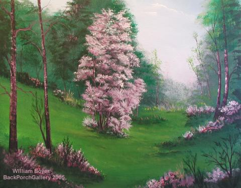 2005-22p Spring Tree22x28 