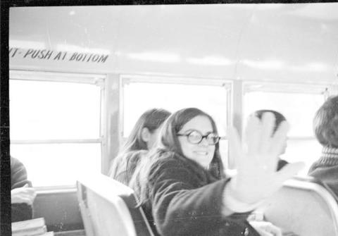 1970 - On the bus