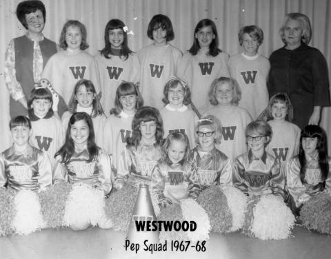 Westwood Pep Squad 1967-1968