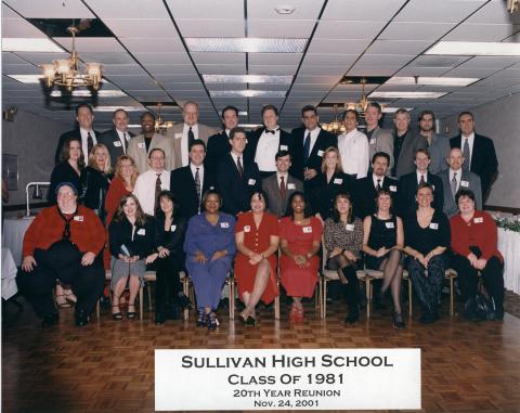 Sullivan 1981 20th yr reunion 11/24/2001