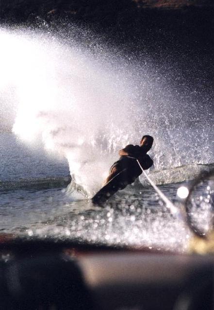 Waterskiing, Lake Sonoma