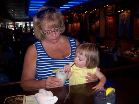 My wife Pat, and our youngest Chloe.