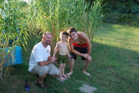 David Kinney his son Karson & my son Riley