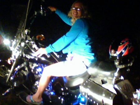 Nan on the Bike