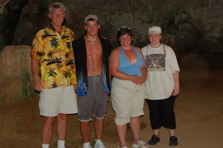 The family in Aruba.