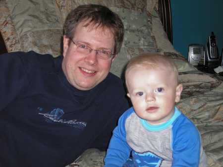 My son, Sean, and I - 2008