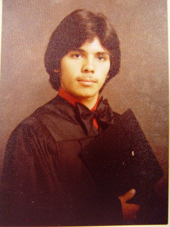 high school grad photo '78