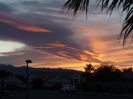 Vegas sunset