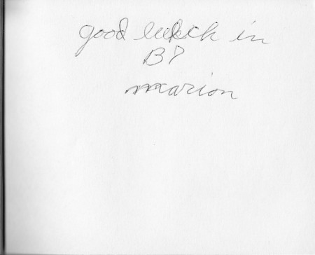 Sharon Sleight's album, Autographs, Halldale Elem. Graduation