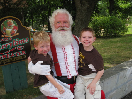 Meeting the Big Man in Santa Claus, Indiana
