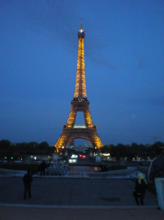 Lights on in Paris