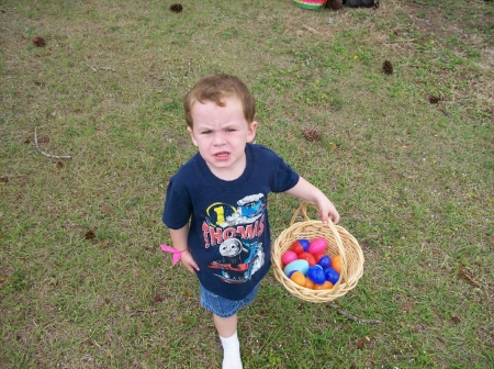 Grandson (J.J.) at Easter