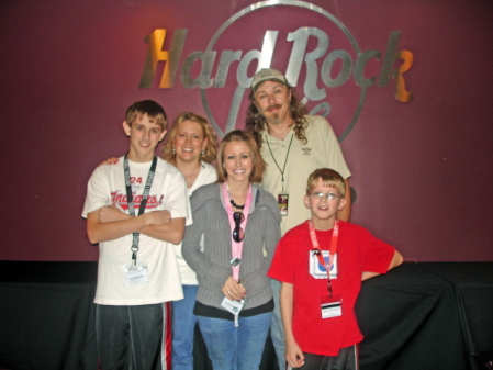 Family with the Hard Rock Guy